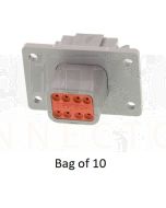 Deutsch DT04-08PA-L012/10 DT Series 8 Pin Receptacle  - Bag of 10
