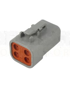 Deutsch DTP06-4S-C015 DTP Series 4 Socket Plug
