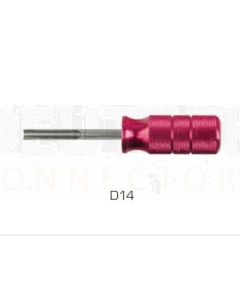 Deutsch D14 Removal Tool Size 14 (AWG14)
