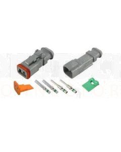 Deutsch DT2-1-E008 Connector Kit with Heatshrink Adapter