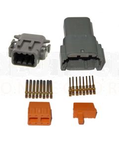 Deutsch DTM Series 8 Way Connector Kit with Gold Contacts
