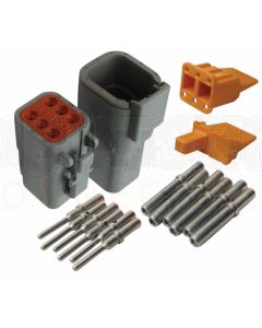 DTM6-1/10 CONNECTOR KIT SOLID TERMINALS