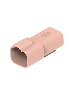 Deutsch DT04-4P-TN09/10 DT Series 4 Pin Brown Receptacle