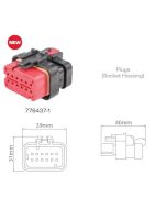 TE Connectivity AMPSEAL 16 776437-1 12 Circuit Plug Connector